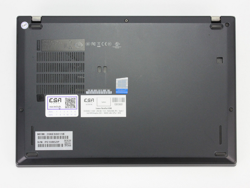 Lenovo ThinkPad X280 - 259 €, Product code: 13013607 - Image 14 of 15 Refurbished Lenovo ThinkPad X280, i5-8350U, 8 GB,DDR4, 12,5" ins., 1920x1080 px, SSD, 256 GB Product code: 13013607 ESA-Tech Image 14 of 15" title="Lenovo ThinkPad X280 - 259 €, Product code: 13013607 - Image 14 of 15