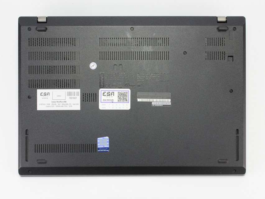 Lenovo ThinkPad L480 - 229 €, Produktcode: 13013621 - Bild 13 von 14 Refurbished Lenovo ThinkPad L480, i5-8250U, 8 GB,DDR4, 14,0" ins., 1920x1080 px, SSD, 256 GB Produktcode: 13013621 ESA-Tech Bild 13 von 14" title="Lenovo ThinkPad L480 - 229 €, Produktcode: 13013621 - Bild 13 von 14