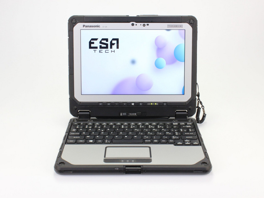 Refurbished Panasonic TOUGHBOOK CF-20 MK2, i5-7Y57, 8 GB,LPDDR3, 10,1" ins., 1920x1200 px, SSD, 256 GB Product code: 15023938 ESA-Tech Image 1 of 19" title="Panasonic TOUGHBOOK CF-20 MK2 - 499 €, Product code: 15023938 - Image 1 of 19