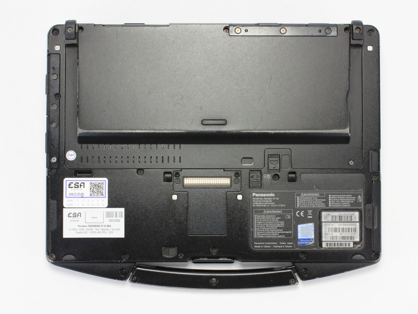 Refurbished Panasonic TOUGHBOOK CF-54 MK3, i5-7300U, 8 GB,DDR4, 14,0" ins., 1366x768 px, SSD, 256 GB Product code: 15013996 ESA-Tech Image 14 of 14" title="Panasonic TOUGHBOOK CF-54 MK3 - 399 €, Product code: 15013996 - Image 14 of 14