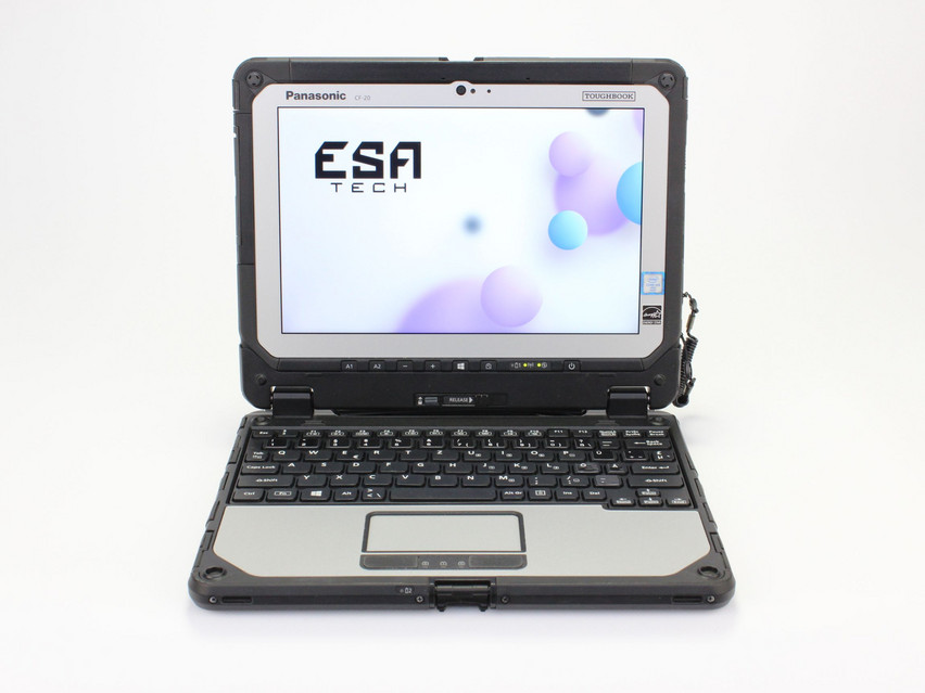 Refurbished Panasonic TOUGHBOOK CF-20 MK1, M5-6Y57, 8 GB,LPDDR3, 10,1" ins., 1920x1200 px, SSD, 256 GB Produktcode: 15023917 ESA-Tech Bild 1 von 18" title="Panasonic TOUGHBOOK CF-20 MK1 - 449 €, Produktcode: 15023917 - Bild 1 von 18