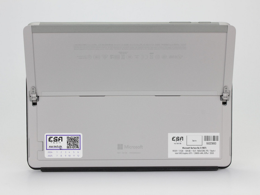 Refurbished Microsoft Surface Go 2 (1927), 8100Y, 8 GB,LPDDR3, 10,0" ins., 1920х1280 px, SSD, 128 GB Product code: 16023893 ESA-Tech Image 13 of 13" title="Microsoft Surface Go 2 (1927) - 219 €, Product code: 16023893 - Image 13 of 13