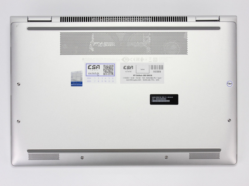 Refurbished HP EliteBook x360 1040 G6, i7-8565U, 16 GB,DDR4, 14,0" ins., 1920x1080 px, SSD, 512 GB Produktcode: 11013878 ESA-Tech Bild 15 von 16" title="HP EliteBook x360 1040 G6 - 449 €, Produktcode: 11013878 - Bild 15 von 16