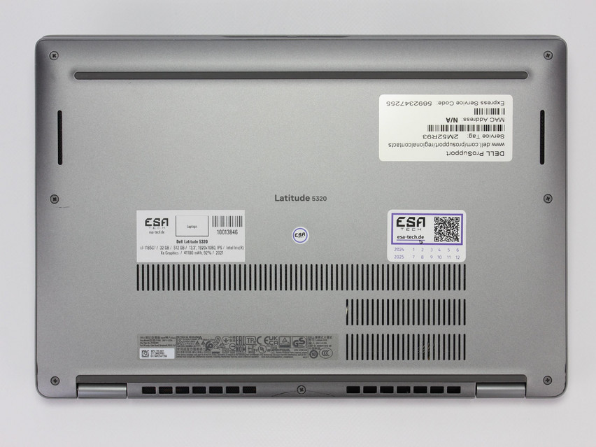 Refurbished Dell Latitude 5320, i7-1185G7, 32 GB,DDR4, 13,3" ins., 1920x1080 px, SSD, 512 GB Product code: 10013846 ESA-Tech Image 13 of 14" title="Dell Latitude 5320 - 399 €, Product code: 10013846 - Image 13 of 14