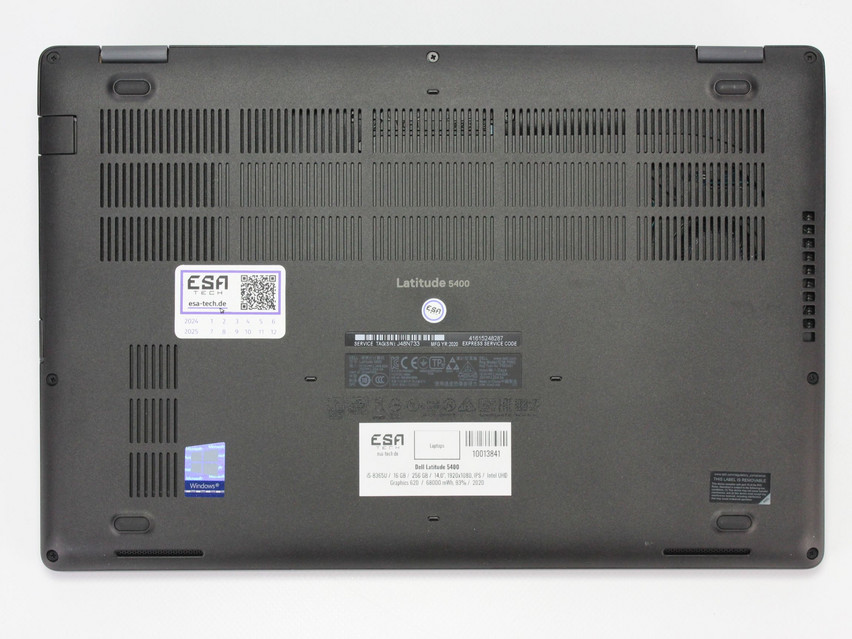 Refurbished Dell Latitude 5400, i5-8365U, 16 GB,DDR4, 14,0" ins., 1920x1080 px, SSD, 256 GB Product code: 10013841 ESA-Tech Image 14 of 14" title="Dell Latitude 5400 - 319 €, Product code: 10013841 - Image 14 of 14