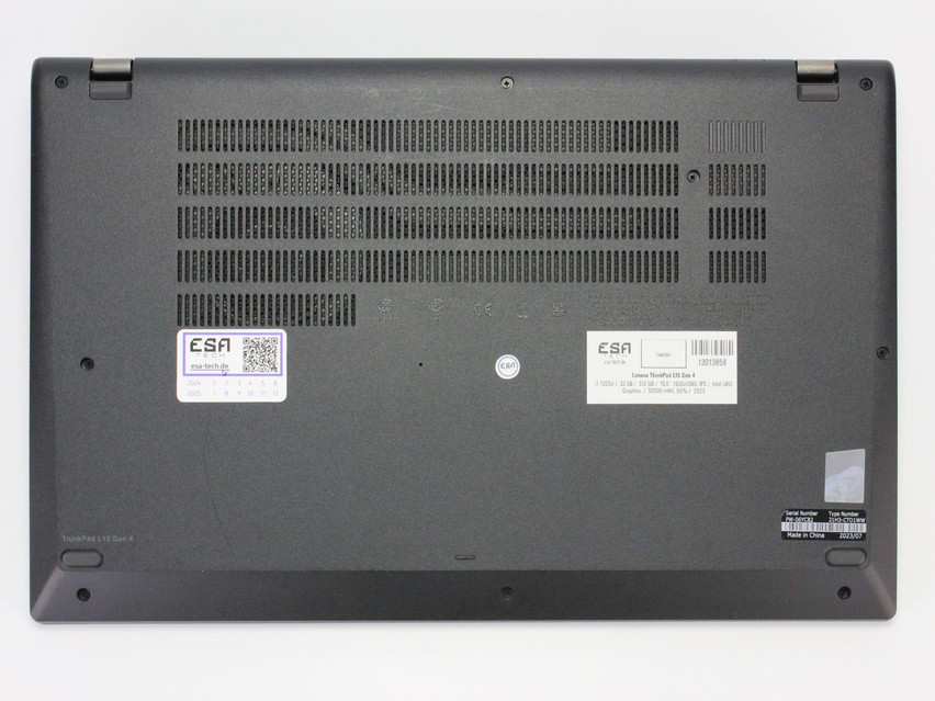 Refurbished Lenovo ThinkPad L15 Gen 4, i7-1355U, 32 GB,DDR4, 15,6" ins., 1920x1080 px, SSD, 512 GB Produktcode: 13013858 ESA-Tech Bild 13 von 14" title="Lenovo ThinkPad L15 Gen 4 - 899 €, Produktcode: 13013858 - Bild 13 von 14