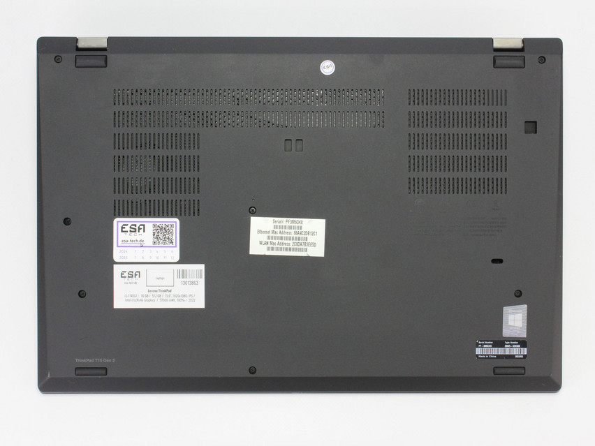Refurbished Lenovo ThinkPad T15 Gen 2, i5-1145G7, 16 GB,DDR4, 15,6" ins., 1920x1080 px, SSD, 512 GB Produktcode: 13013863 ESA-Tech Bild 13 von 14" title="Lenovo ThinkPad T15 Gen 2 - 499 €, Produktcode: 13013863 - Bild 13 von 14
