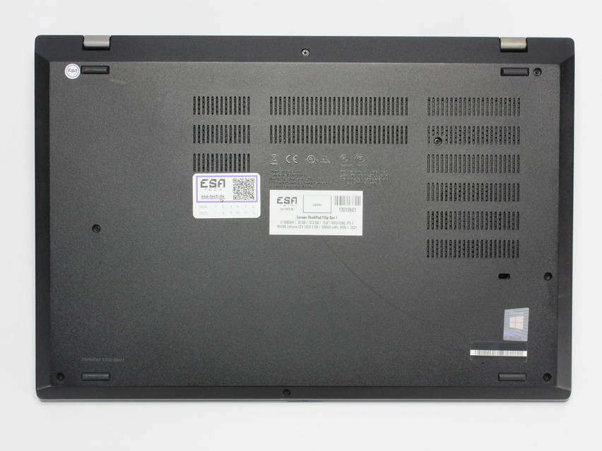 Refurbished Lenovo ThinkPad T15p Gen 1, i7-10850H, 32 GB,DDR4, 15,6" ins., 1920x1080 px, SSD, 512 GB Product code: 13013861 ESA-Tech Image 13 of 14" title="Lenovo ThinkPad T15p Gen 1 - 699 €, Product code: 13013861 - Image 13 of 14