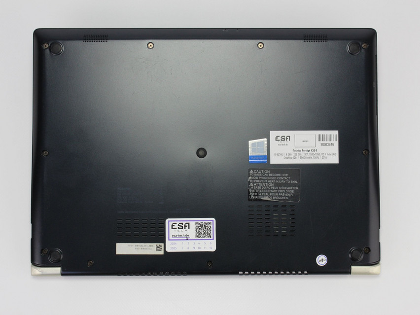 Refurbished Toshiba Portégé X30-E, i5-8250U, 8 GB,DDR4, 13,3" ins., 1920x1080 px, SSD, 256 GB Produktcode: 20013646 ESA-Tech Bild 12 von 13" title="Toshiba Portégé X30-E - 199 €, Produktcode: 20013646 - Bild 12 von 13