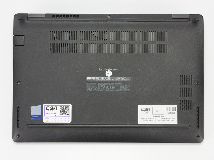 Refurbished Dell Latitude 5300, i7-8665U, 16 GB,DDR4, 13,3" ins., 1920x1080 px, SSD, 512 GB Product code: 10013363 ESA-Tech Image 13 of 14" title="Dell Latitude 5300 - 299 €, Product code: 10013363 - Image 13 of 14