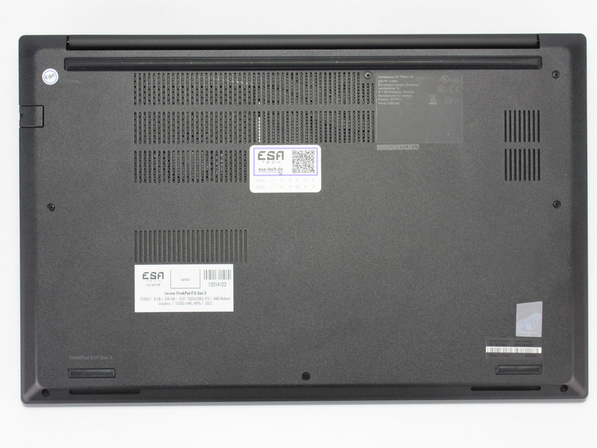 Refurbished Lenovo ThinkPad E15 Gen 3, 5500U, 8 GB,DDR4, 15,6" ins., 1920x1080 px, SSD, 256 GB Produktcode: 13014102 ESA-Tech Bild 13 von 15" title="Lenovo ThinkPad E15 Gen 3 - 349 €, Produktcode: 13014102 - Bild 13 von 15