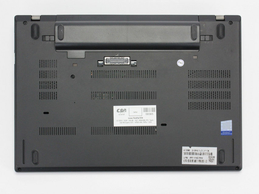 Refurbished Lenovo ThinkPad T470, i5-7300U, 8 GB,DDR4, 14,0" ins., 1920x1080 px, SSD, 256 GB Produktcode: 13013875 ESA-Tech Bild 11 von 12" title="Lenovo ThinkPad T470 - 219 €, Produktcode: 13013875 - Bild 11 von 12