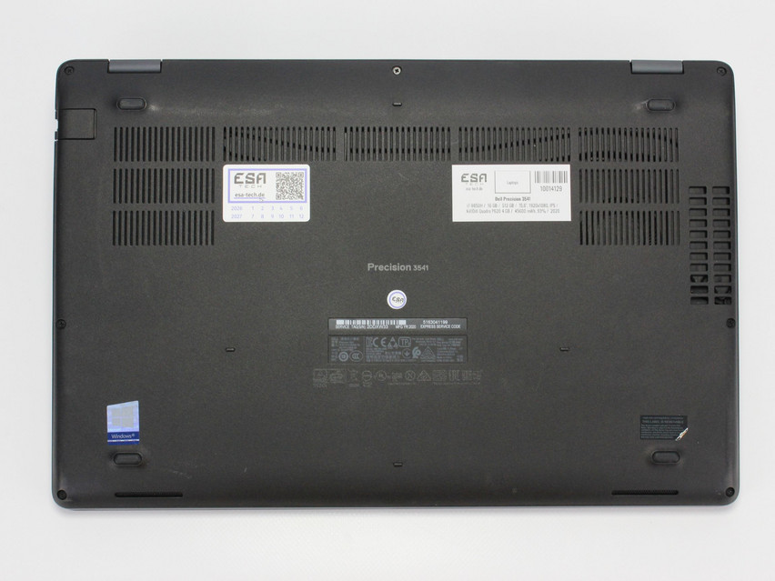 Refurbished Dell Precision 3541, i7-9850H, 16 GB,DDR4, 15,6" ins., 1920x1080 px, SSD, 512 GB Product code: 10014129 ESA-Tech Image 12 of 13" title="Dell Precision 3541 - 399 €, Product code: 10014129 - Image 12 of 13