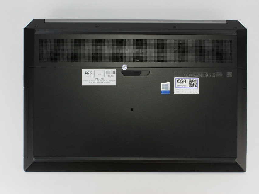 Refurbished HP ZBook 17 G5, i7-8850H, 32 GB,DDR4, 17,3" ins., 1920x1080 px, SSD, 1 TB Product code: 11014166 ESA-Tech Image 12 of 12" title="HP ZBook 17 G5 - 999 €, Product code: 11014166 - Image 12 of 12