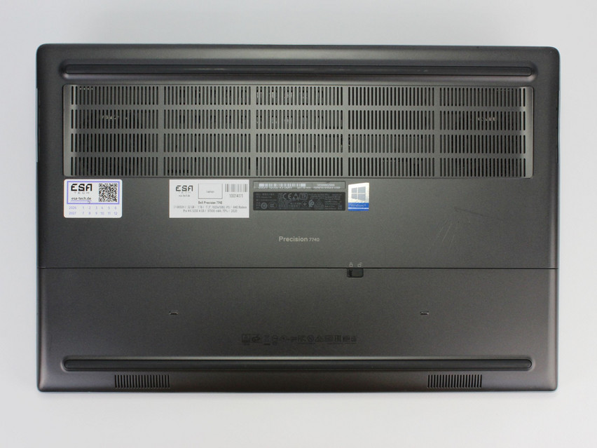 Refurbished Dell Precision 7740, i7-9850H, 32 GB,DDR4, 17,3" ins., 1920x1080 px, SSD, 1 TB Product code: 10014171 ESA-Tech Image 12 of 12" title="Dell Precision 7740 - 799 €, Product code: 10014171 - Image 12 of 12
