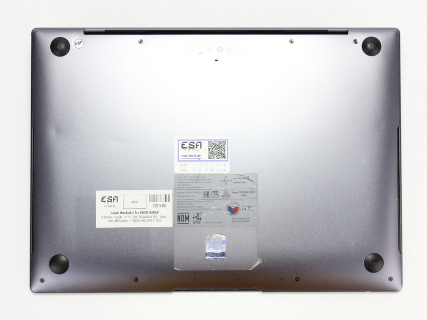 Refurbished Hauwei MateBook X Pro MACHC-WAE9LP, i7-10510U, 16 GB,LPDDR3, 13,9" ins., 3000x2000 px, SSD, 1 TB Produktcode: 32014161 ESA-Tech Bild 12 von 12" title="Hauwei MateBook X Pro MACHC-WAE9LP - 399 €, Produktcode: 32014161 - Bild 12 von 12