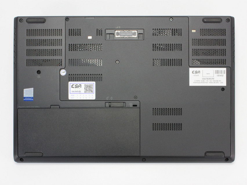 Refurbished Lenovo ThinkPad P51, i7-7700HQ, 32 GB,DDR4, 15,6" ins., 1920x1080 px, SSD, 1 TB Produktcode: 13014152 ESA-Tech Bild 12 von 12" title="Lenovo ThinkPad P51 - 499 €, Produktcode: 13014152 - Bild 12 von 12