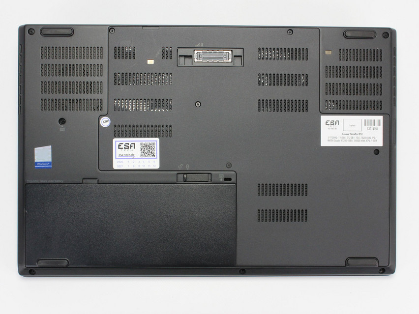 Refurbished Lenovo ThinkPad P51, i7-7700HQ, 16 GB,DDR4, 15,6" ins., 1920x1080 px, SSD, 512 GB Product code: 13014151 ESA-Tech Image 12 of 12" title="Lenovo ThinkPad P51 - 399 €, Product code: 13014151 - Image 12 of 12