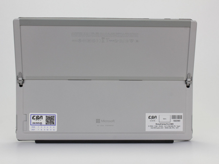 Refurbished Microsoft Surface Pro 5 (1807), i5-7300U, 8 GB,LPDDR3, 12,3" ins., 2736x1824 px, SSD, 256 GB Produktcode: 16023401 ESA-Tech Bild 11 von 12" title="Microsoft Surface Pro 5 (1807) - 199 €, Produktcode: 16023401 - Bild 11 von 12