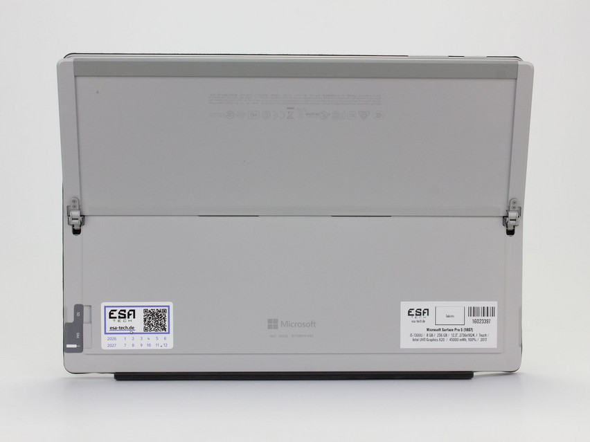 Refurbished Microsoft Surface Pro 5 (1807), i5-7300U, 8 GB,LPDDR3, 12,3" ins., 2736x1824 px, SSD, 256 GB Produktcode: 16023397 ESA-Tech Bild 10 von 10" title="Microsoft Surface Pro 5 (1807) - 219 €, Produktcode: 16023397 - Bild 10 von 10