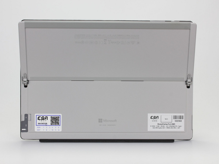 Refurbished Microsoft Surface Pro 5 (1807), i5-7300U, 8 GB,LPDDR3, 12,3" ins., 2736x1824 px, SSD, 256 GB Produktcode: 16023402 ESA-Tech Bild 12 von 12" title="Microsoft Surface Pro 5 (1807) - 249 €, Produktcode: 16023402 - Bild 12 von 12