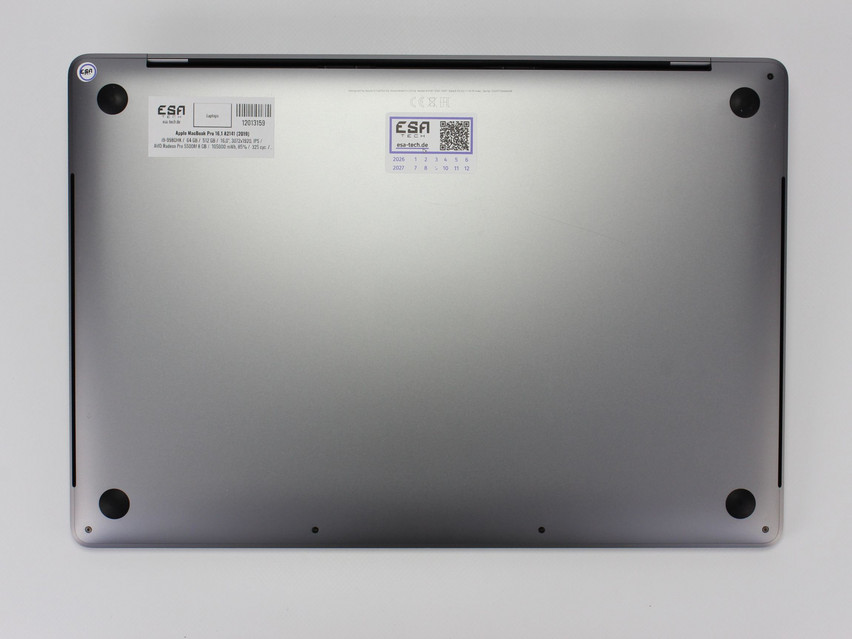 Refurbished Apple MacBook Pro 16,1 A2141 (2019), i9-9980HK, 64 GB,DDR4, 16,0" ins., 3072x1920 px, SSD, 512 GB Product code: 12013159 ESA-Tech Image 11 of 11" title="Apple MacBook Pro 16,1 A2141 (2019) - 799 €, Product code: 12013159 - Image 11 of 11