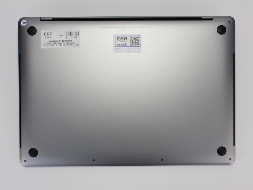 Refurbished Apple MacBook Pro 13,3 A1707 (2016), i7-6700HQ, 16 GB,LPDDR3, 15,4" ins., 2880х1800 px, SSD, 256 GB Produktcode: 12013568 ESA-Tech Bild 11 von 11" title="Apple MacBook Pro 13,3 A1707 (2016) - 349 €, Produktcode: 12013568 - Bild 11 von 11