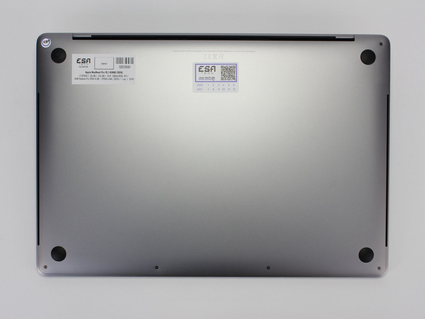 Refurbished Apple MacBook Pro 15,1 A1990 (2018), i7-8750H, 32 GB,DDR4, 15,4" ins., 2880х1800 px, SSD, 512 GB Produktcode: 12013597 ESA-Tech Bild 11 von 11" title="Apple MacBook Pro 15,1 A1990 (2018) - 499 €, Produktcode: 12013597 - Bild 11 von 11
