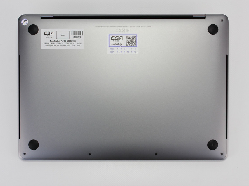Refurbished Apple MacBook Pro 15,2 A1989 (2018), i7-8559U, 8 GB,LPDDR3, 13,3" ins., 2560x1600 px, SSD, 512 GB Produktcode: 12013073 ESA-Tech Bild 11 von 11" title="Apple MacBook Pro 15,2 A1989 (2018) - 399 €, Produktcode: 12013073 - Bild 11 von 11