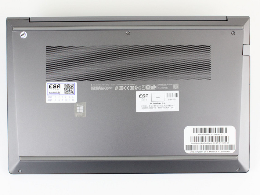 Refurbished HP ZBook Power 15 G8, i7-11850H, 32 GB,DDR4, 15,6" ins., 1920x1080 px, SSD, 512 GB Produktcode: 11014195 ESA-Tech Bild 11 von 11" title="HP ZBook Power 15 G8 - 799 €, Produktcode: 11014195 - Bild 11 von 11