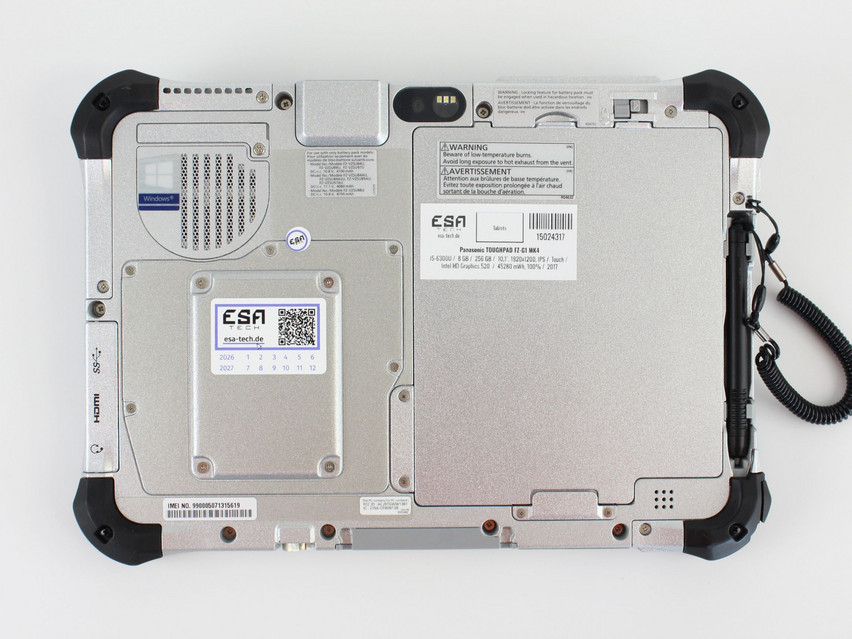 Refurbished Panasonic TOUGHPAD FZ-G1 MK4, i5-6300U, 8 GB,LPDDR3, 10,1" ins., 1920x1200 px, SSD, 256 GB Produktcode: 15024317 ESA-Tech Bild 2 von 7" title="Panasonic TOUGHPAD FZ-G1 MK4 - 299 €, Produktcode: 15024317 - Bild 2 von 7