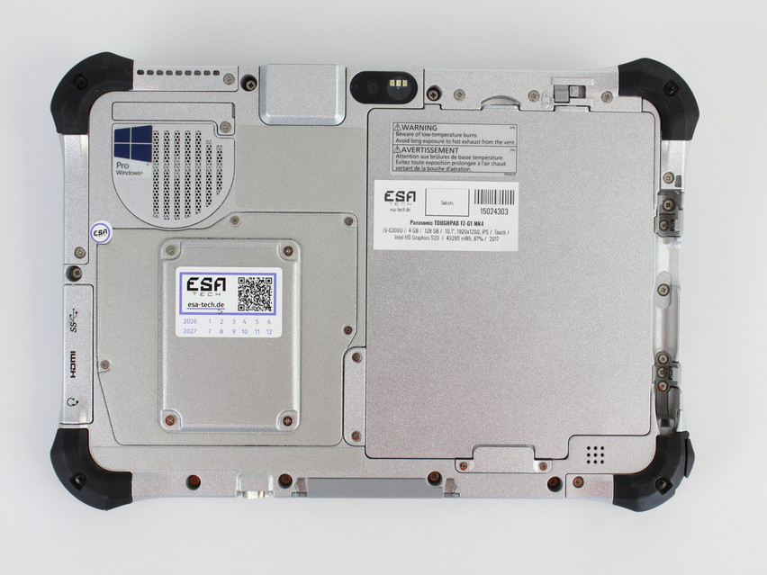 Refurbished Panasonic TOUGHPAD FZ-G1 MK4, i5-6300U, 4 GB,LPDDR3, 10,1" ins., 1920x1200 px, SSD, 128 GB Produktcode: 15024303 ESA-Tech Bild 2 von 7" title="Panasonic TOUGHPAD FZ-G1 MK4 - 249 €, Produktcode: 15024303 - Bild 2 von 7