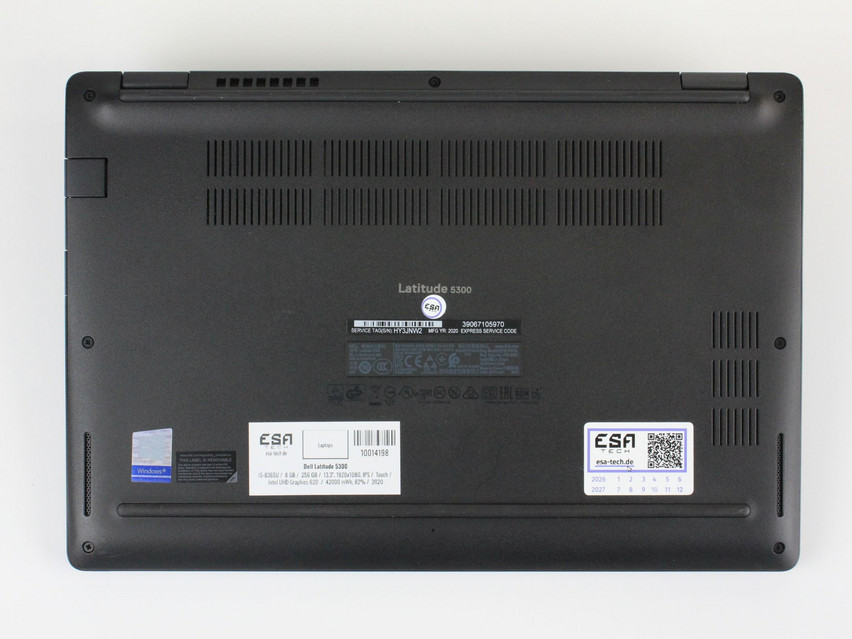 Refurbished Dell Latitude 5300, i5-8365U, 8 GB,DDR4, 13,3" ins., 1920x1080 px, SSD, 256 GB Product code: 10014198 ESA-Tech Image 11 of 12" title="Dell Latitude 5300 - 259 €, Product code: 10014198 - Image 11 of 12