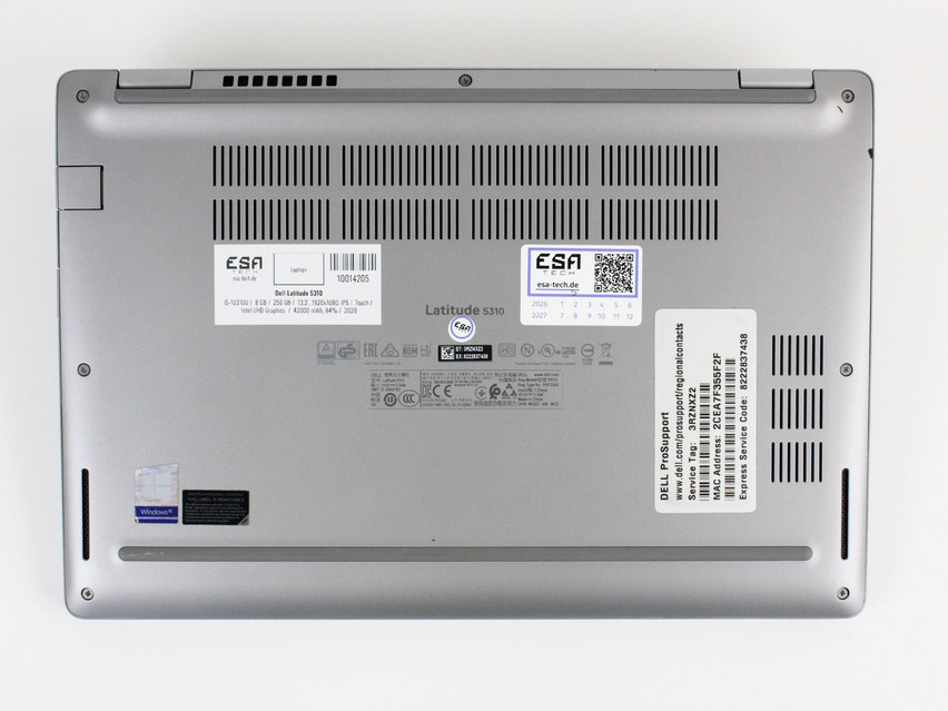 Refurbished Dell Latitude 5310, i5-10310U, 8 GB,DDR4, 13,3" ins., 1920x1080 px, SSD, 256 GB Produktcode: 10014205 ESA-Tech Bild 10 von 10" title="Dell Latitude 5310 - 279 €, Produktcode: 10014205 - Bild 10 von 10