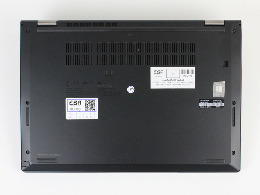 Refurbished Lenovo ThinkPad L13 Yoga Gen 2, i5-1135G7, 16 GB,DDR4, 13,3" ins., 1920x1080 px, SSD, 256 GB Product code: 13014228 ESA-Tech Image 13 of 13" title="Lenovo ThinkPad L13 Yoga Gen 2 - 379 €, Product code: 13014228 - Image 13 of 13