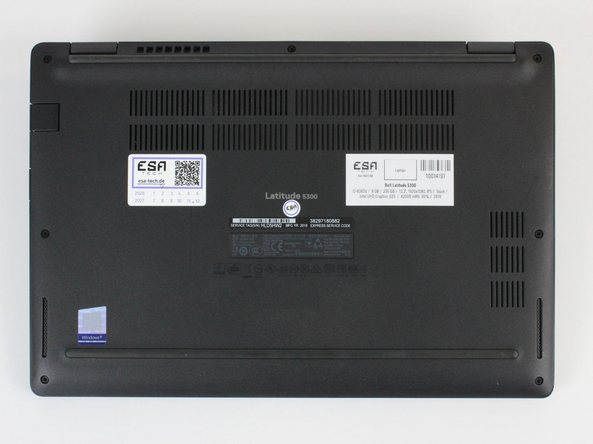 Refurbished Dell Latitude 5300, i5-8365U, 8 GB,DDR4, 13,3" ins., 1920x1080 px, SSD, 256 GB Product code: 10014197 ESA-Tech Image 10 of 10" title="Dell Latitude 5300 - 219 €, Product code: 10014197 - Image 10 of 10