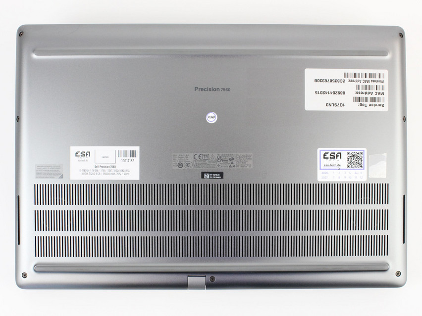 Refurbished Dell Precision 7560, i7-11850H, 16 GB,DDR4, 15,6" ins., 1920x1080 px, SSD, 1 TB Produktcode: 10014182 ESA-Tech Bild 11 von 12" title="Dell Precision 7560 - 599 €, Produktcode: 10014182 - Bild 11 von 12