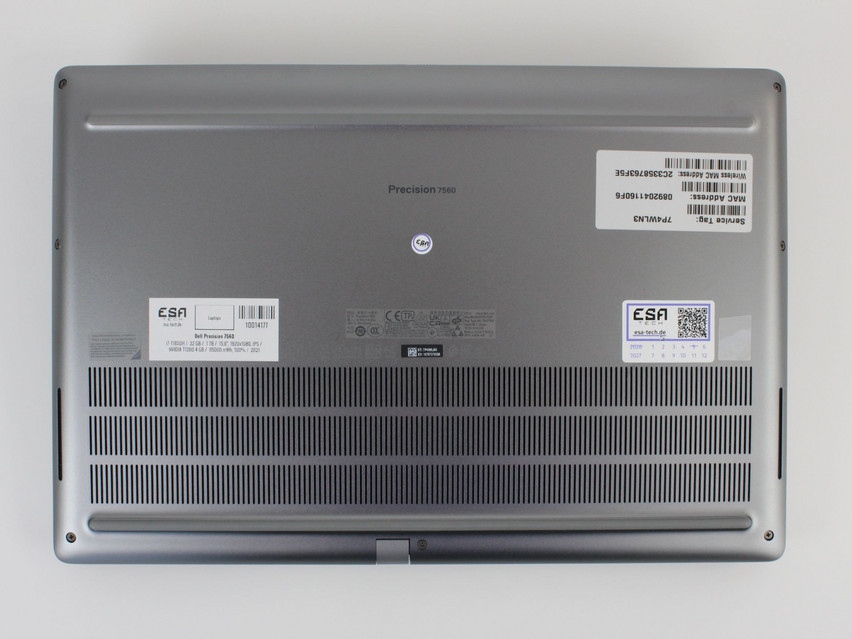 Refurbished Dell Precision 7560, i7-11850H, 32 GB,DDR4, 15,6" ins., 1920x1080 px, SSD, 1 TB Produktcode: 10014177 ESA-Tech Bild 11 von 11" title="Dell Precision 7560 - 739 €, Produktcode: 10014177 - Bild 11 von 11