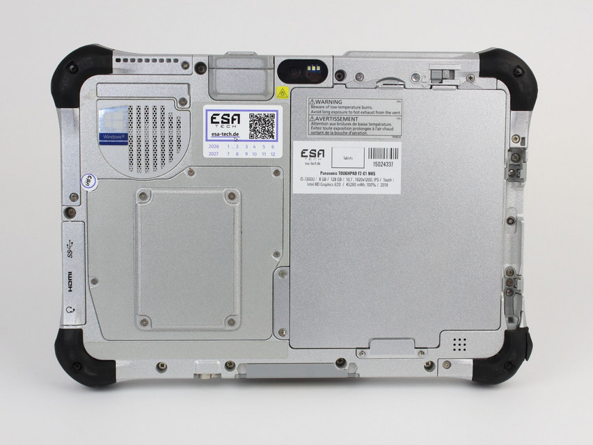 Refurbished Panasonic TOUGHPAD FZ-G1 MK5, i5-7300U, 8 GB,LPDDR3, 10,1" ins., 1920x1200 px, SSD, 128 GB Product code: 15024337 ESA-Tech Image 2 of 10" title="Panasonic TOUGHPAD FZ-G1 MK5 - 149 €, Product code: 15024337 - Image 2 of 10