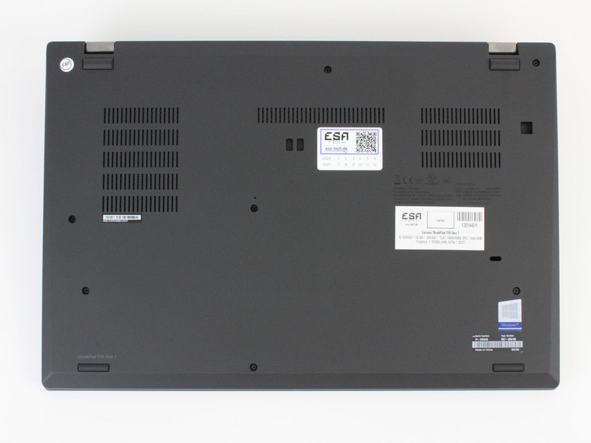 Refurbished Lenovo ThinkPad T15 Gen 1, i5-10310U, 16 GB,DDR4, 15,6" ins., 1920x1080 px, SSD, 256 GB Produktcode: 13014671 ESA-Tech Bild 11 von 11" title="Lenovo ThinkPad T15 Gen 1 - 399 €, Produktcode: 13014671 - Bild 11 von 11