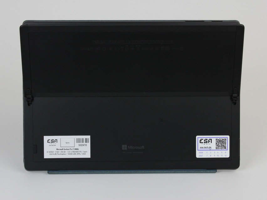 Refurbished Microsoft Surface Pro 7 (1866), i5-1035G4, 8 GB,LPDDR4X, 12,3" ins., 2736x1824 px, SSD, 256 GB Produktcode: 16024710 ESA-Tech Bild 9 von 12" title="Microsoft Surface Pro 7 (1866) - 349 €, Produktcode: 16024710 - Bild 9 von 12
