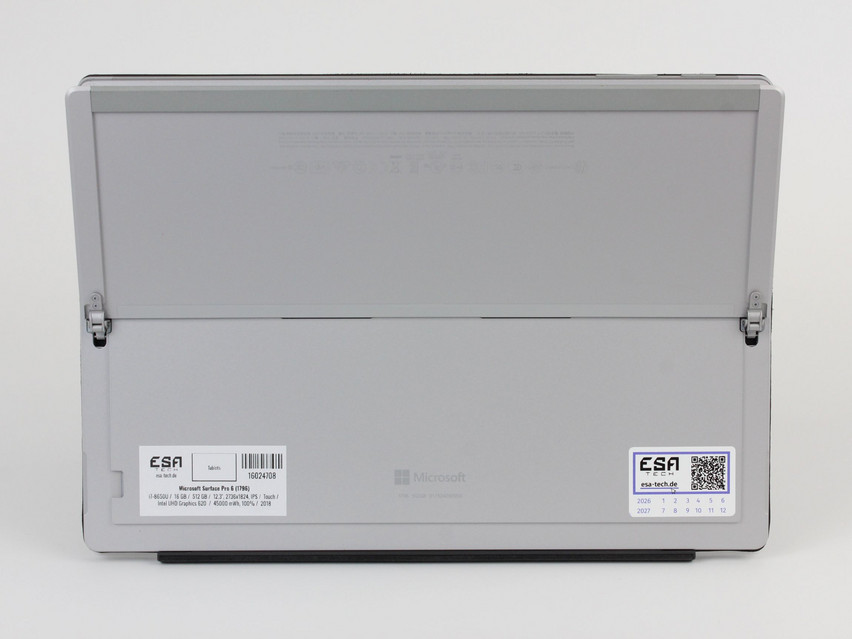 Refurbished Microsoft Surface Pro 6 (1796), i7-8650U, 16 GB,LPDDR3, 12,3" ins., 2736x1824 px, SSD, 512 GB Product code: 16024708 ESA-Tech Image 9 of 12" title="Microsoft Surface Pro 6 (1796) - 399 €, Product code: 16024708 - Image 9 of 12