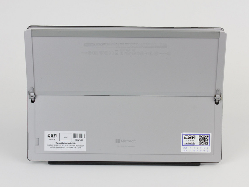 Refurbished Microsoft Surface Pro 6 (1796), i7-8650U, 16 GB,LPDDR3, 12,3" ins., 2736x1824 px, SSD, 512 GB Produktcode: 16024707 ESA-Tech Bild 10 von 12" title="Microsoft Surface Pro 6 (1796) - 349 €, Produktcode: 16024707 - Bild 10 von 12