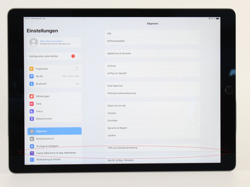 Refurbished Apple iPad Pro 12.9 (2. Gen.) (A1670) Wi-Fi (2018) 4 GB,LPDDR4, 12,9" ins., 2732x2048 px, SSD, 256 GB Produktcode: 12024730 ESA-Tech Bild 7 von 8" title="Apple iPad Pro 12.9 (2. Gen.) (A1670) Wi-Fi (2018) - 199 €, Produktcode: 12024730 - Bild 7 von 8