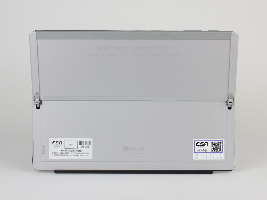 Refurbished Microsoft Surface Pro 7 (1866), i5-1035G4, 8 GB,LPDDR4, 12,3" ins., 2736x1824 px, SSD, 256 GB Produktcode: 16024712 ESA-Tech Bild 10 von 12" title="Microsoft Surface Pro 7 (1866) - 279 €, Produktcode: 16024712 - Bild 10 von 12
