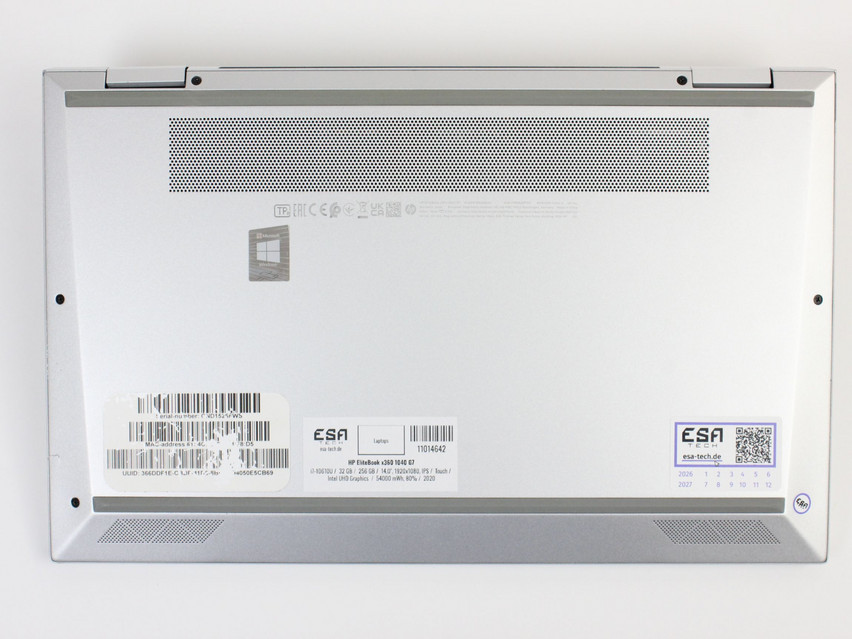 Refurbished HP EliteBook x360 1040 G7, i7-10610U, 32 GB,LPDDR4, 14,0" ins., 1920x1080 px, SSD, 256 GB Product code: 11014642 ESA-Tech Image 12 of 13" title="HP EliteBook x360 1040 G7 - 449 €, Product code: 11014642 - Image 12 of 13