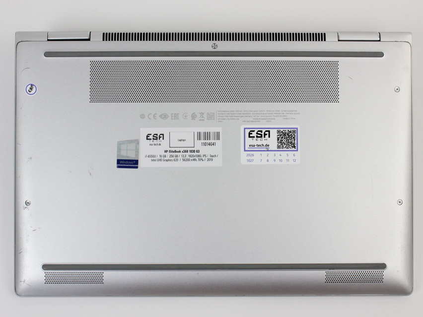 Refurbished HP EliteBook x360 1030 G3, i7-8550U, 16 GB,LPDDR3, 13,3" ins., 1920x1080 px, SSD, 256 GB Produktcode: 11014641 ESA-Tech Bild 10 von 12" title="HP EliteBook x360 1030 G3 - 249 €, Produktcode: 11014641 - Bild 10 von 12