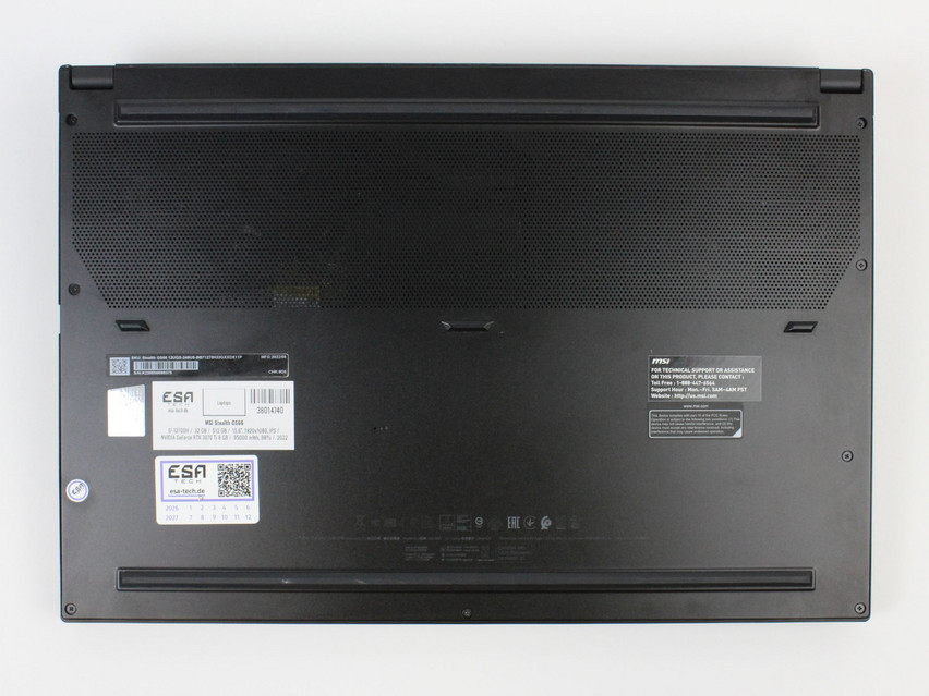 Refurbished MSI Stealth GS66, I7-12700H, 32 GB,DDR5, 15,6" ins., 1920x1080 px, SSD, 512 GB Produktcode: 38014740 ESA-Tech Bild 11 von 11" title="MSI Stealth GS66 - 1149 €, Produktcode: 38014740 - Bild 11 von 11