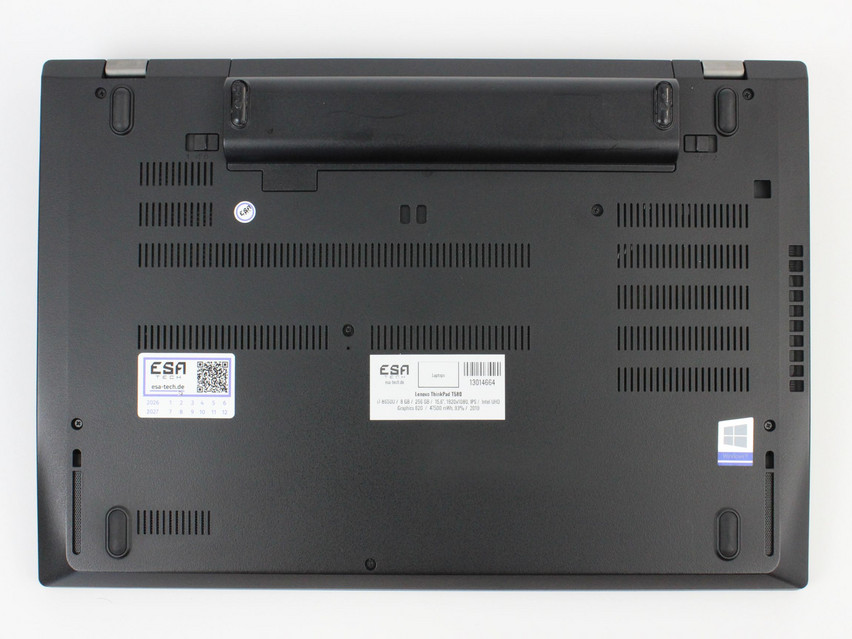 Refurbished Lenovo ThinkPad T580, i7-8650U, 8 GB,DDR4, 15,6" ins., 1920x1080 px, SSD, 256 GB Product code: 13014664 ESA-Tech Image 10 of 10" title="Lenovo ThinkPad T580 - 339 €, Product code: 13014664 - Image 10 of 10