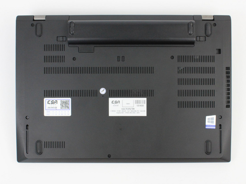 Refurbished Lenovo ThinkPad T580, i7-8650U, 16 GB,DDR4, 15,6" ins., 1920x1080 px, SSD, 256 GB Product code: 13014666 ESA-Tech Image 10 of 10" title="Lenovo ThinkPad T580 - 359 €, Product code: 13014666 - Image 10 of 10